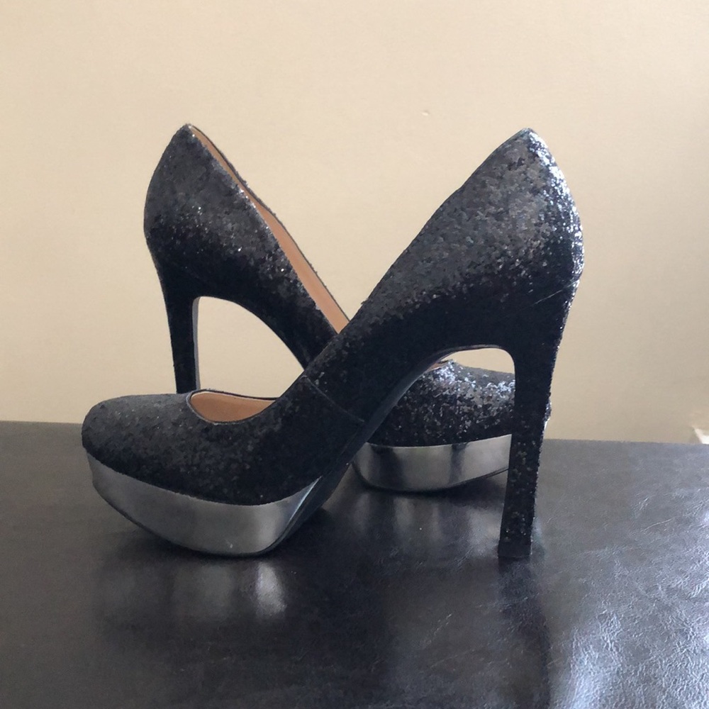 Joan & David Glittered platform heels - Picture 8 of 9
